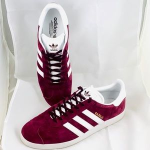 Men’s Adidas gazelle burgundy size 11